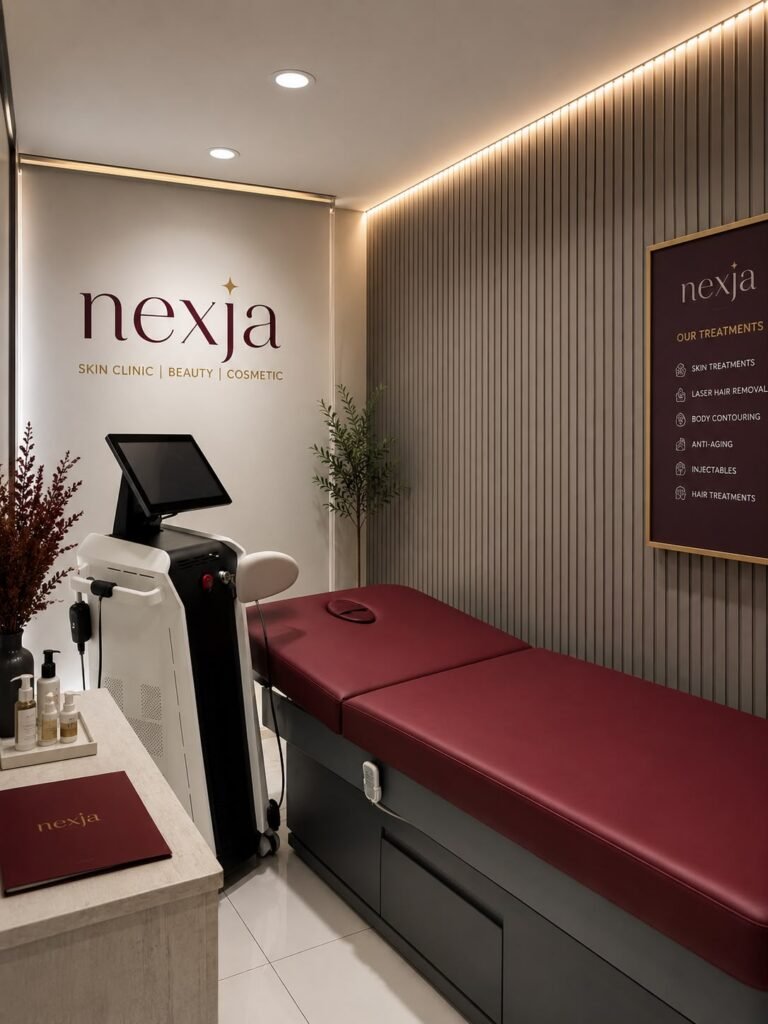 Nexja Skin Clinic Istanbul laser and application room